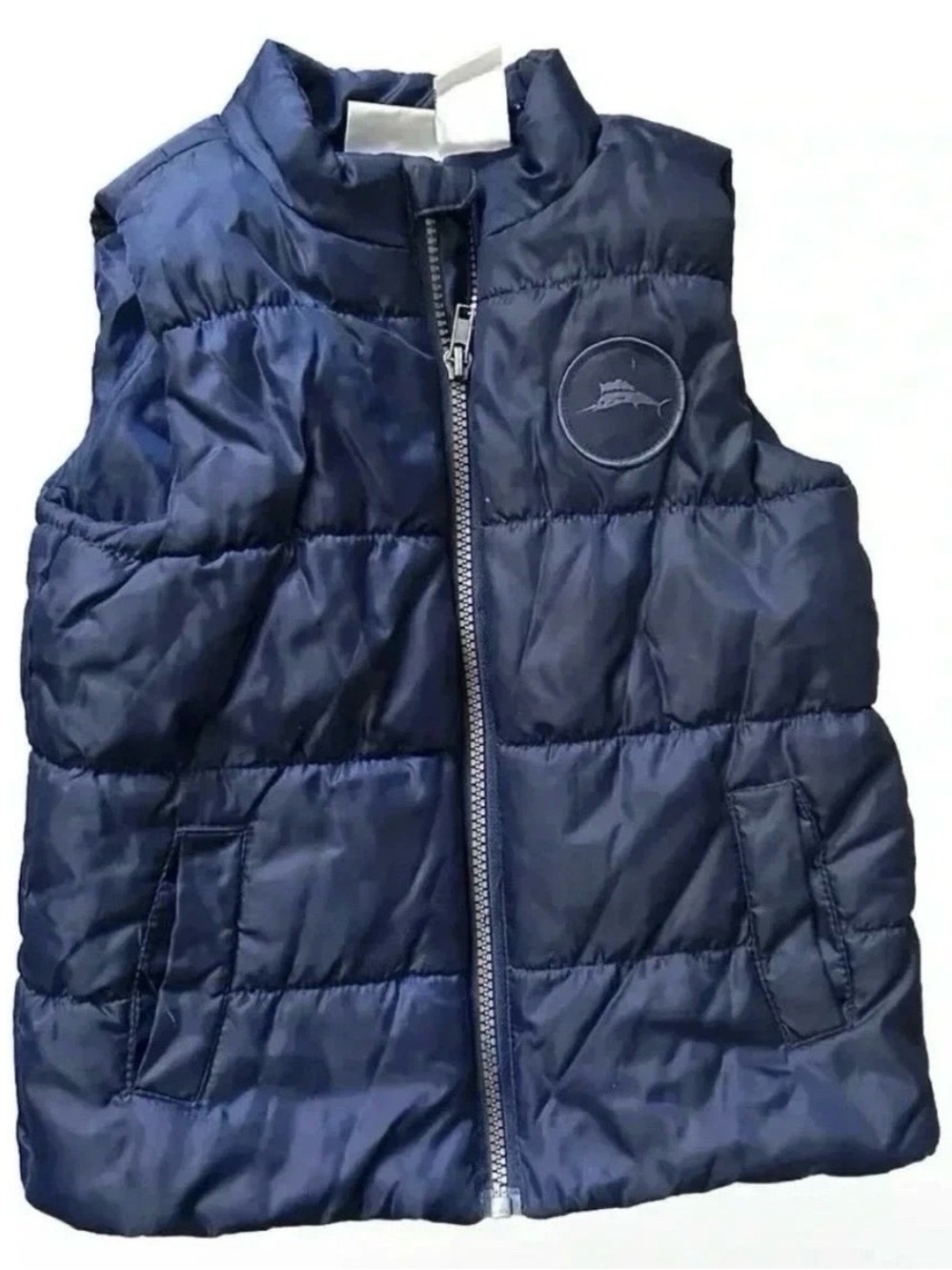 Tommy Bahama Toddler Navy Blue Puffer Vest Size 4T